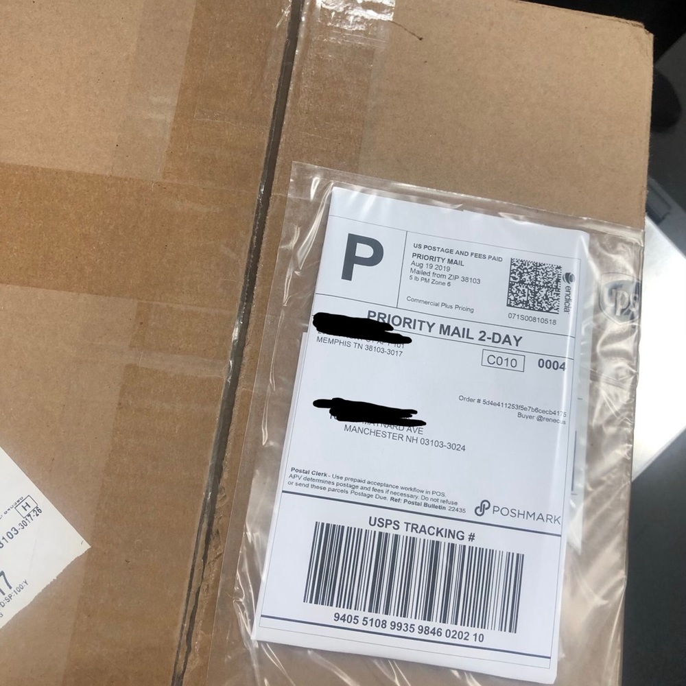 Shipping info for @renecus